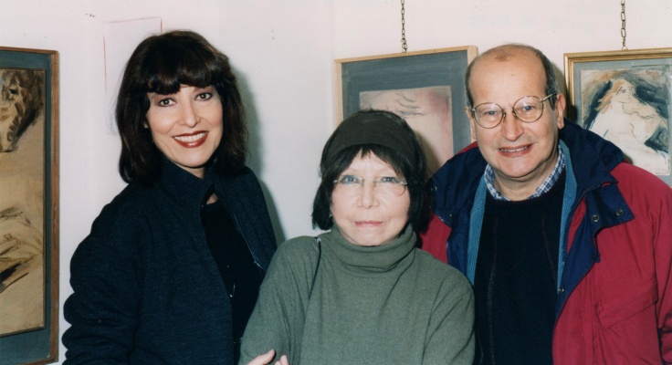 2003 Galleria Aleph con Gioxe De Micheli e sua moglie Patricia