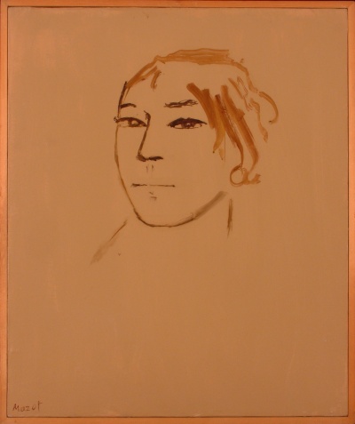 Ritratto di signora<br>olio su tela<br>50x60   01-1987<br>
				(531)