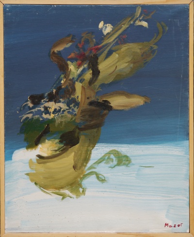 composizione di fiori<br>olio su tela<br>40x50   02-1990<br>
				(601)