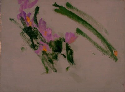 fiori rosa<br>Olio su Tela<br>30x40   14-03-1992<br>
				(76)