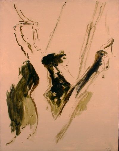 Espressionista<br>olio su tela<br>80x100   04-1989<br>
				(391)